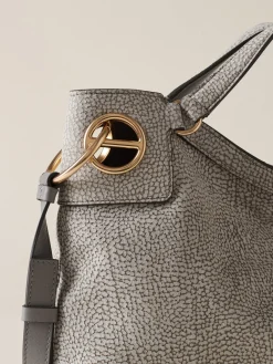 Vedi Tutti|Borse Hobo<Borbonese LONDON BORSA HOBO MEDIUM GRIGIO