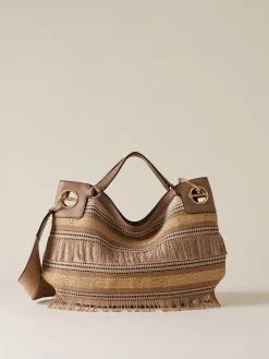 Vedi Tutti|Borse Hobo<Borbonese LONDON BORSA HOBO MEDIUM NATURALE