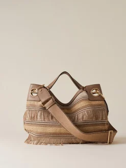 Vedi Tutti|Borse Hobo<Borbonese LONDON BORSA HOBO MEDIUM NATURALE
