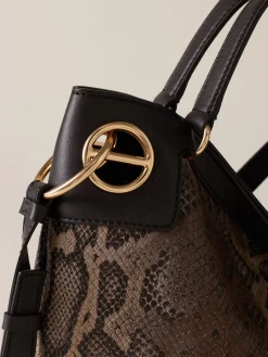Borse Hobo|Vedi Tutti<Borbonese LONDON BORSA HOBO MEDIUM MARRONE/EBANO