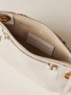 Borse A Spalla|Vedi Tutti<Borbonese LONDON BORSA MINI WHITE COTTON