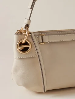Borse A Spalla|Vedi Tutti<Borbonese LONDON BORSA MINI WHITE COTTON