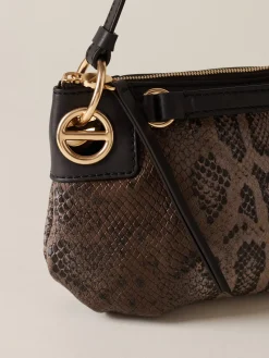 Vedi Tutti|Borse A Spalla<Borbonese LONDON BORSA MINI MARRONE/EBANO