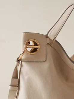 Borse Shopping|Vedi Tutti<Borbonese LONDON BORSA SHOPPING LARGE WHITE COTTON