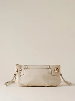 Vedi Tutti|London<Borbonese LONDON TRACOLLA SMALL WHITE COTTON