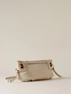 Vedi Tutti|London<Borbonese LONDON TRACOLLA SMALL WHITE COTTON