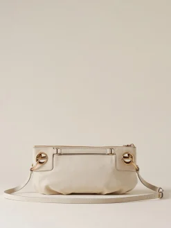 Vedi Tutti|London<Borbonese LONDON TRACOLLA SMALL WHITE COTTON