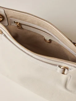 Vedi Tutti|London<Borbonese LONDON TRACOLLA SMALL WHITE COTTON