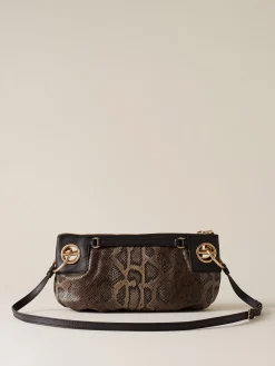 Vedi Tutti|London<Borbonese LONDON TRACOLLA SMALL MARRONE/EBANO