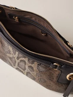 Vedi Tutti|London<Borbonese LONDON TRACOLLA SMALL MARRONE/EBANO