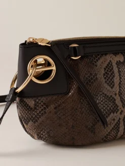 Vedi Tutti|London<Borbonese LONDON TRACOLLA SMALL MARRONE/EBANO
