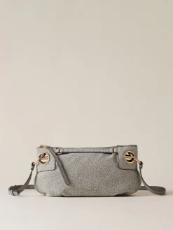 Vedi Tutti|London<Borbonese LONDON TRACOLLA SMALL GRIGIO