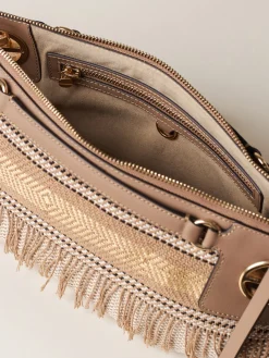 Vedi Tutti|London<Borbonese LONDON TRACOLLA SMALL NATURALE