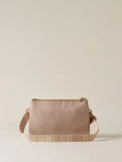 Vedi Tutti|Borse A Tracolla<Borbonese LUNA BAG SMALL SABBIA