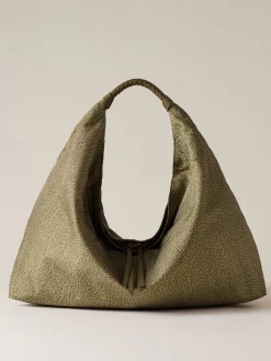 Vedi Tutti|Borse Hobo<Borbonese PLIE BORSA HOBO LARGE OLIVE
