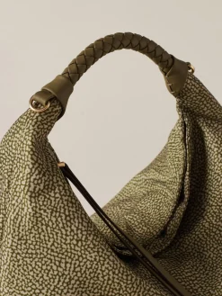 Vedi Tutti|Borse Hobo<Borbonese PLIE BORSA HOBO SMALL OLIVE