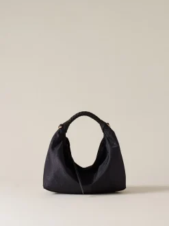 Vedi Tutti|Borse Hobo<Borbonese PLIE BORSA HOBO SMALL DARK BLACK