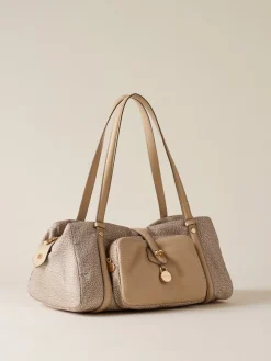 Vedi Tutti|Borse A Spalla<Borbonese POCHE BAULETTO MEDIUM SABBIA