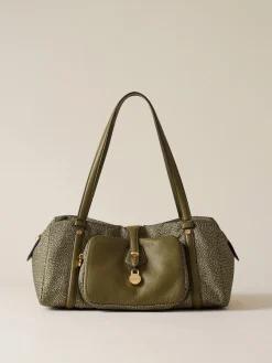 Vedi Tutti|Borse A Spalla<Borbonese POCHE BAULETTO MEDIUM OLIVE