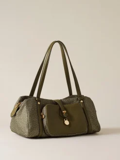 Vedi Tutti|Borse A Spalla<Borbonese POCHE BAULETTO MEDIUM OLIVE