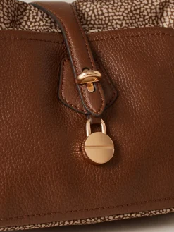 Vedi Tutti|Borse A Spalla<Borbonese POCHE BAULETTO MEDIUM BEIGE/MARRONE