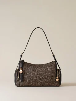 Vedi Tutti|Borse Hobo<Borbonese POCHE BORSA HOBO MEDIUM OP NATURALE/NERO
