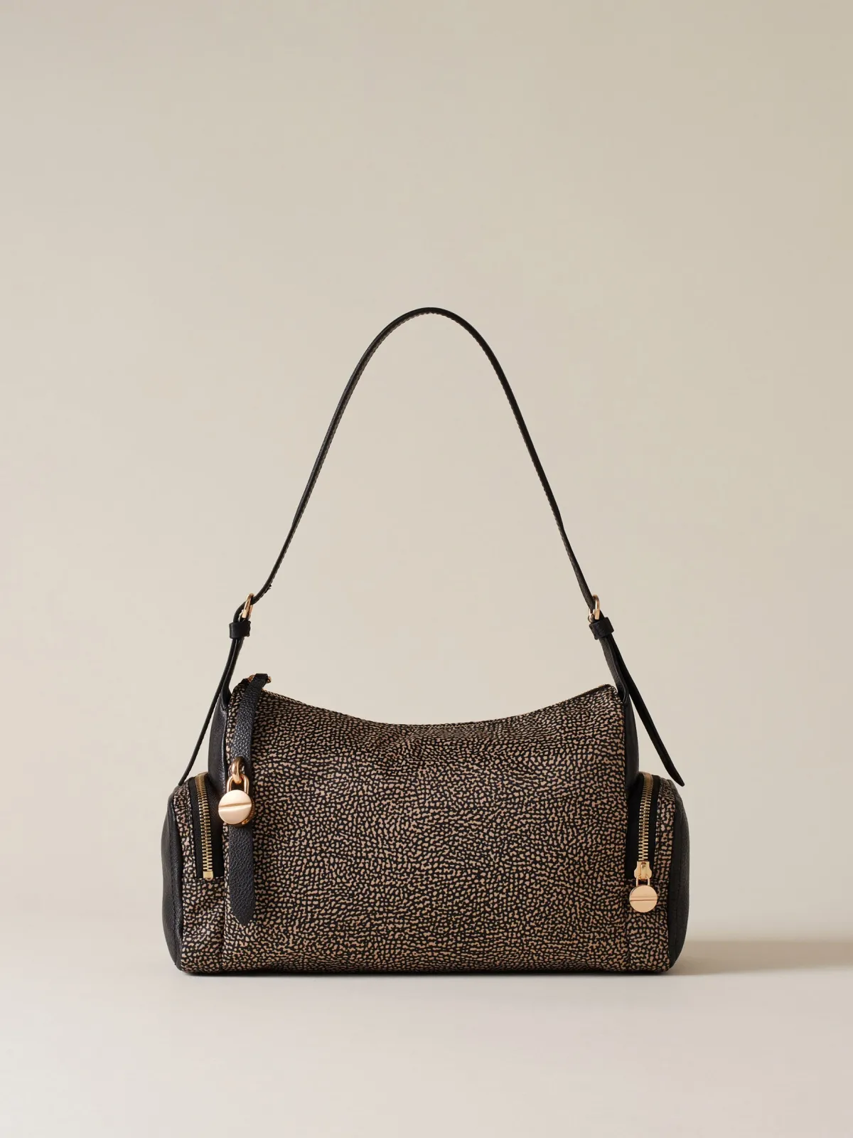 Vedi Tutti|Borse Hobo<Borbonese POCHE BORSA HOBO MEDIUM OP NATURALE/NERO