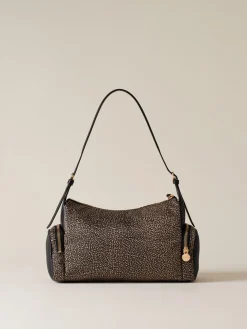 Vedi Tutti|Borse Hobo<Borbonese POCHE BORSA HOBO MEDIUM OP NATURALE/NERO