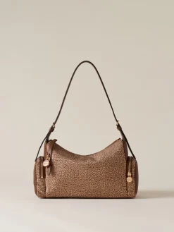 Vedi Tutti|Borse Hobo<Borbonese POCHE BORSA HOBO MEDIUM BEIGE/MARRONE