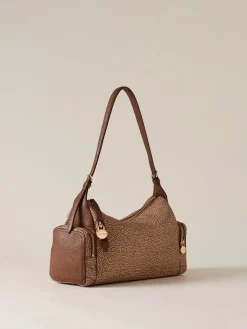 Vedi Tutti|Borse Hobo<Borbonese POCHE BORSA HOBO MEDIUM BEIGE/MARRONE