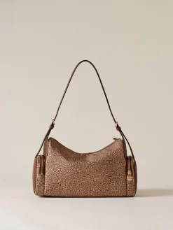 Vedi Tutti|Borse Hobo<Borbonese POCHE BORSA HOBO MEDIUM BEIGE/MARRONE
