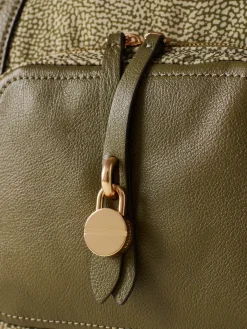 Vedi Tutti|Borse A Spalla<Borbonese POCHE BORSA SHOPPING MEDIUM OLIVE