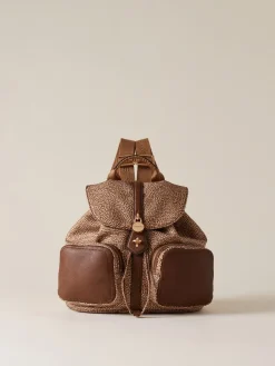 Vedi Tutti|Zaini<Borbonese POCHE ZAINO MEDIUM BEIGE/MARRONE