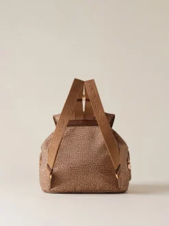 Vedi Tutti|Zaini<Borbonese POCHE ZAINO MEDIUM BEIGE/MARRONE