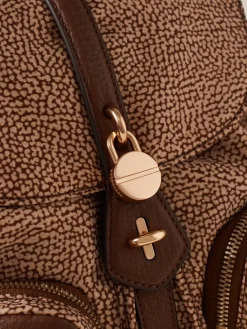 Vedi Tutti|Zaini<Borbonese POCHE ZAINO MEDIUM BEIGE/MARRONE