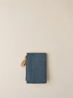 Vedi Tutti|Portafogli<Borbonese PORTA CARTE DI CREDITO DENIM