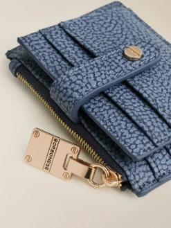 Vedi Tutti|Portafogli<Borbonese PORTA CARTE DI CREDITO DENIM