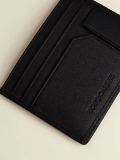 Vedi Tutti|Portafogli<Borbonese PORTA CARTE DI CREDITO DARK BLACK