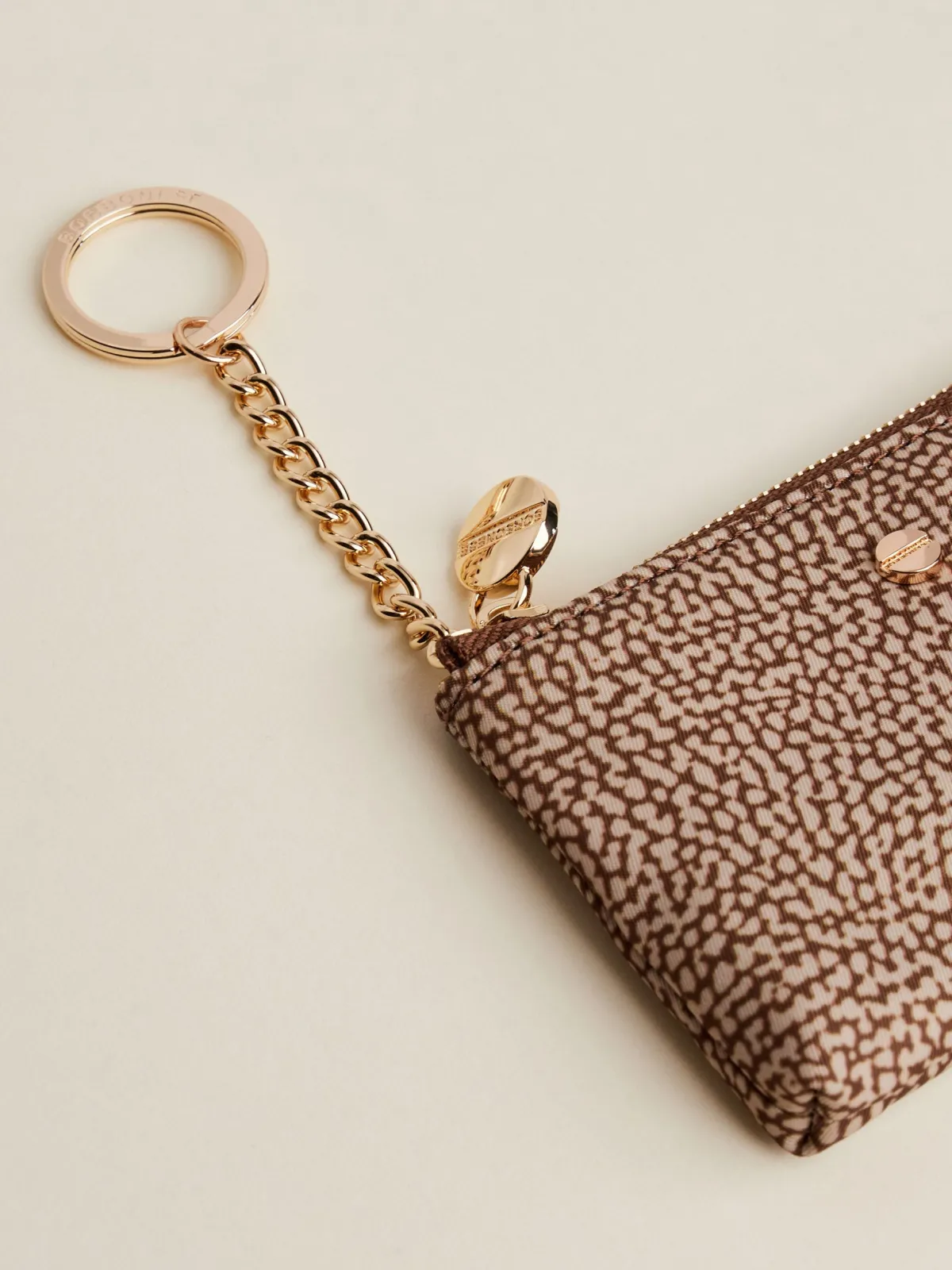 Vedi Tutti|Portachiavi<Borbonese PORTACHIAVI BEIGE/MARRONE