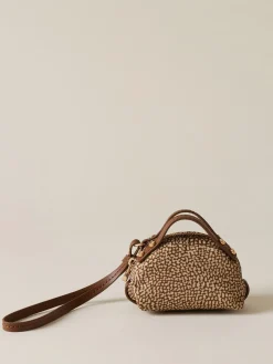 Vedi Tutti|Portachiavi<Borbonese PORTACHIAVI BAULETTO BEIGE/MARRONE