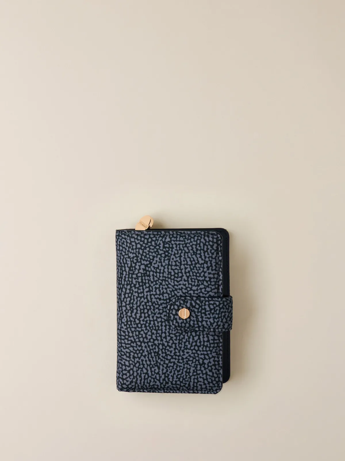 Vedi Tutti|Portafogli<Borbonese PORTAFOGLIO CALSSICA SMALL BLU LAPIS