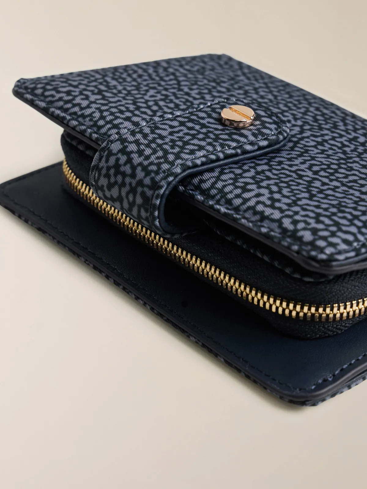Vedi Tutti|Portafogli<Borbonese PORTAFOGLIO CALSSICA SMALL BLU LAPIS