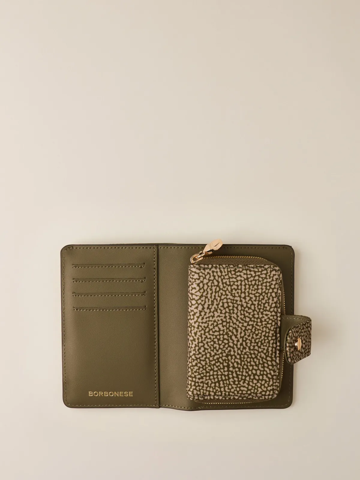 Vedi Tutti|Portafogli<Borbonese PORTAFOGLIO CALSSICA SMALL OLIVE