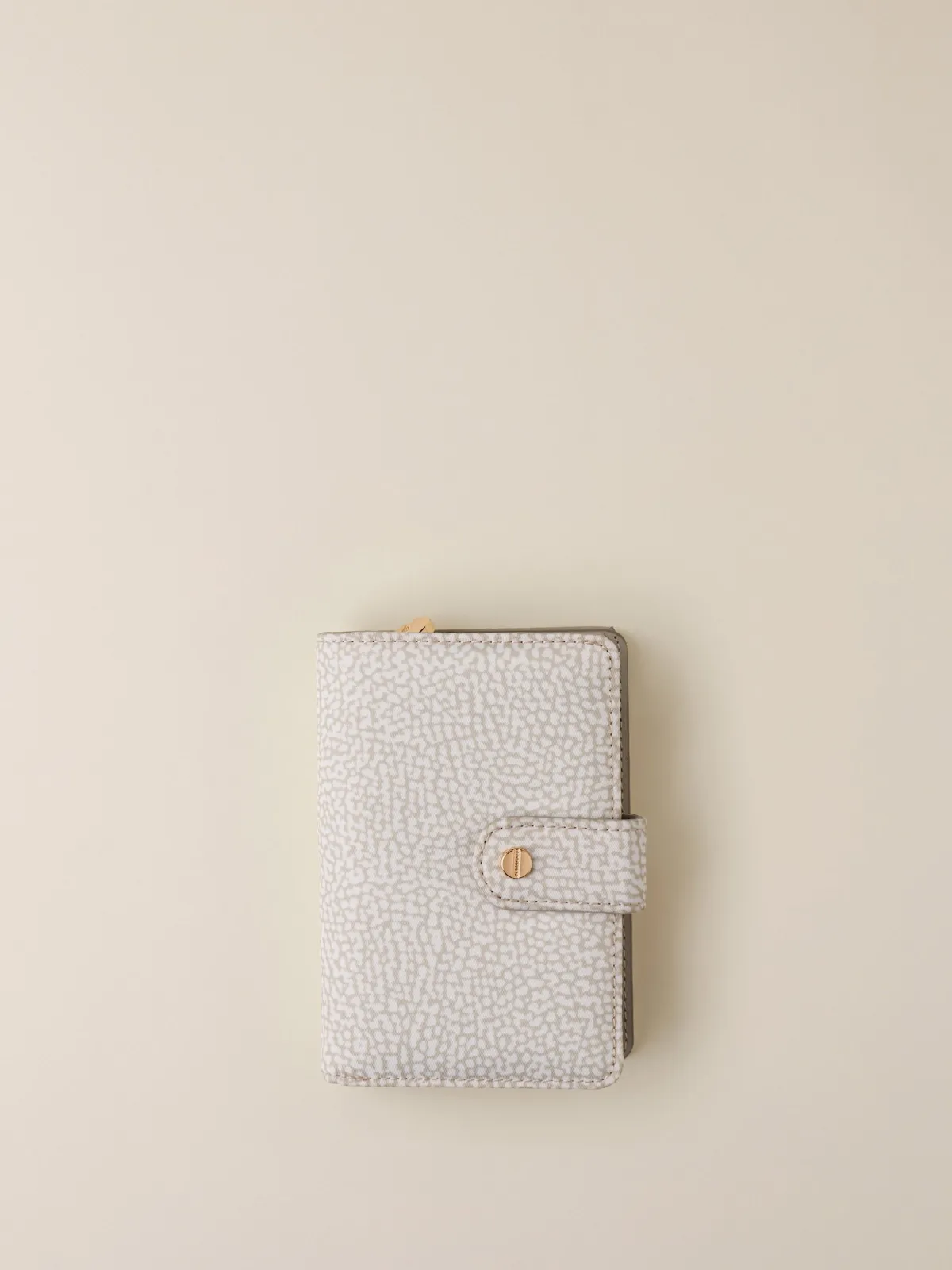 Vedi Tutti|Portafogli<Borbonese PORTAFOGLIO CALSSICA SMALL WHITE COTTON