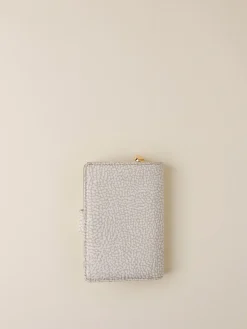 Vedi Tutti|Portafogli<Borbonese PORTAFOGLIO CALSSICA SMALL WHITE COTTON