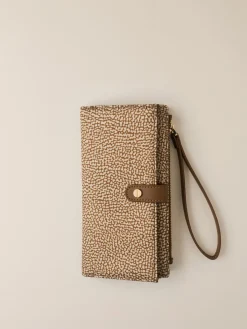 Vedi Tutti|Portafogli<Borbonese PORTAFOGLIO CLASSICA LARGE BEIGE/MARRONE