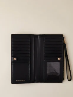 Vedi Tutti|Portafogli<Borbonese PORTAFOGLIO CLASSICA LARGE DARK BLACK
