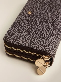 Vedi Tutti|Beauty Case<Borbonese PORTAFOGLIO CLASSICA LARGE OP NATURALE/NERO
