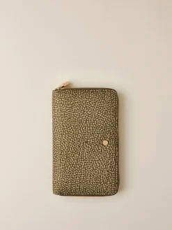 Vedi Tutti|Portafogli<Borbonese PORTAFOGLIO CLASSICA MEDIUM ZIP AROUND OLIVE