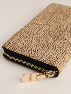 Vedi Tutti|Beauty Case<Borbonese PORTAFOGLIO LARGE OP NATURAL/BLACK
